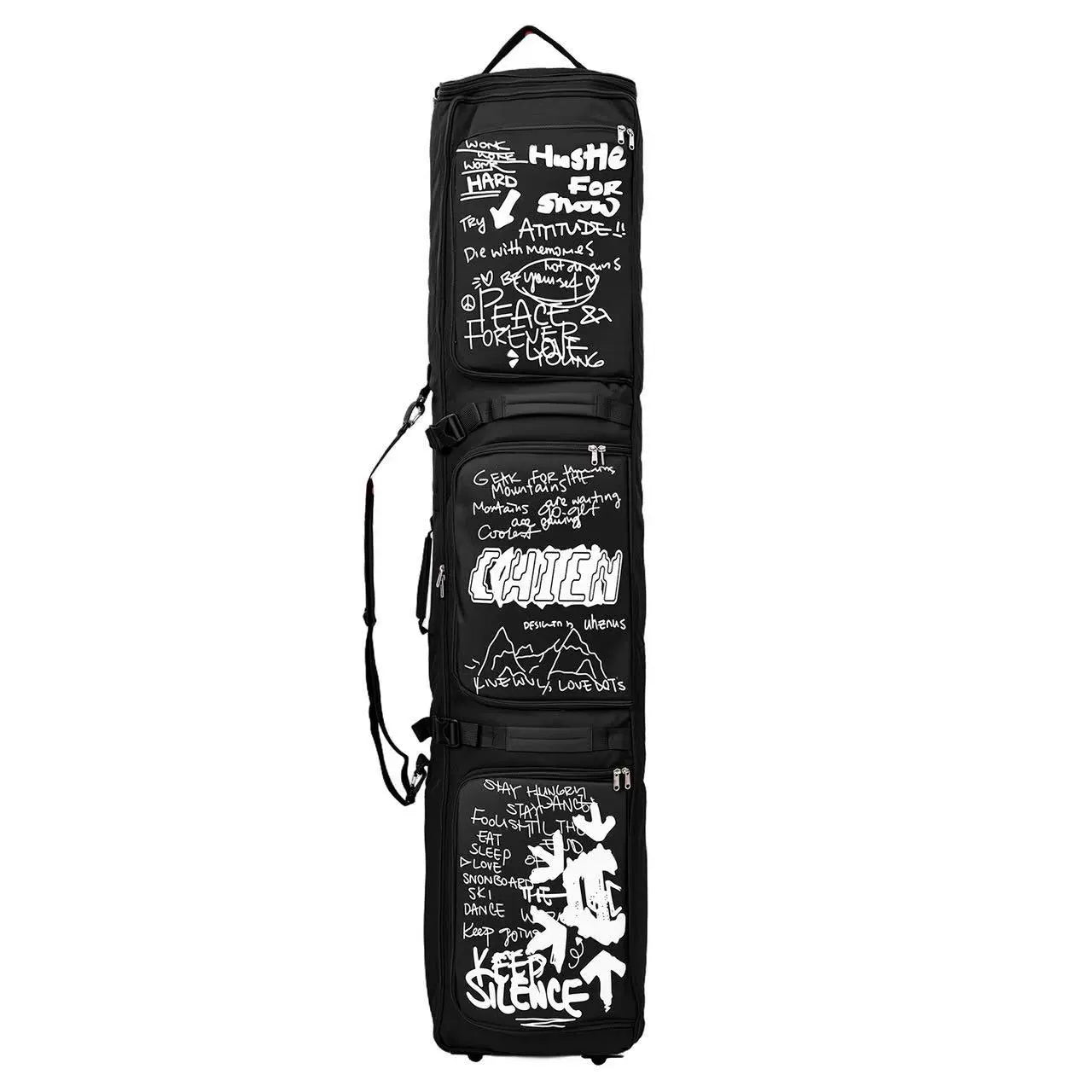 Skiing and snowboarding bags