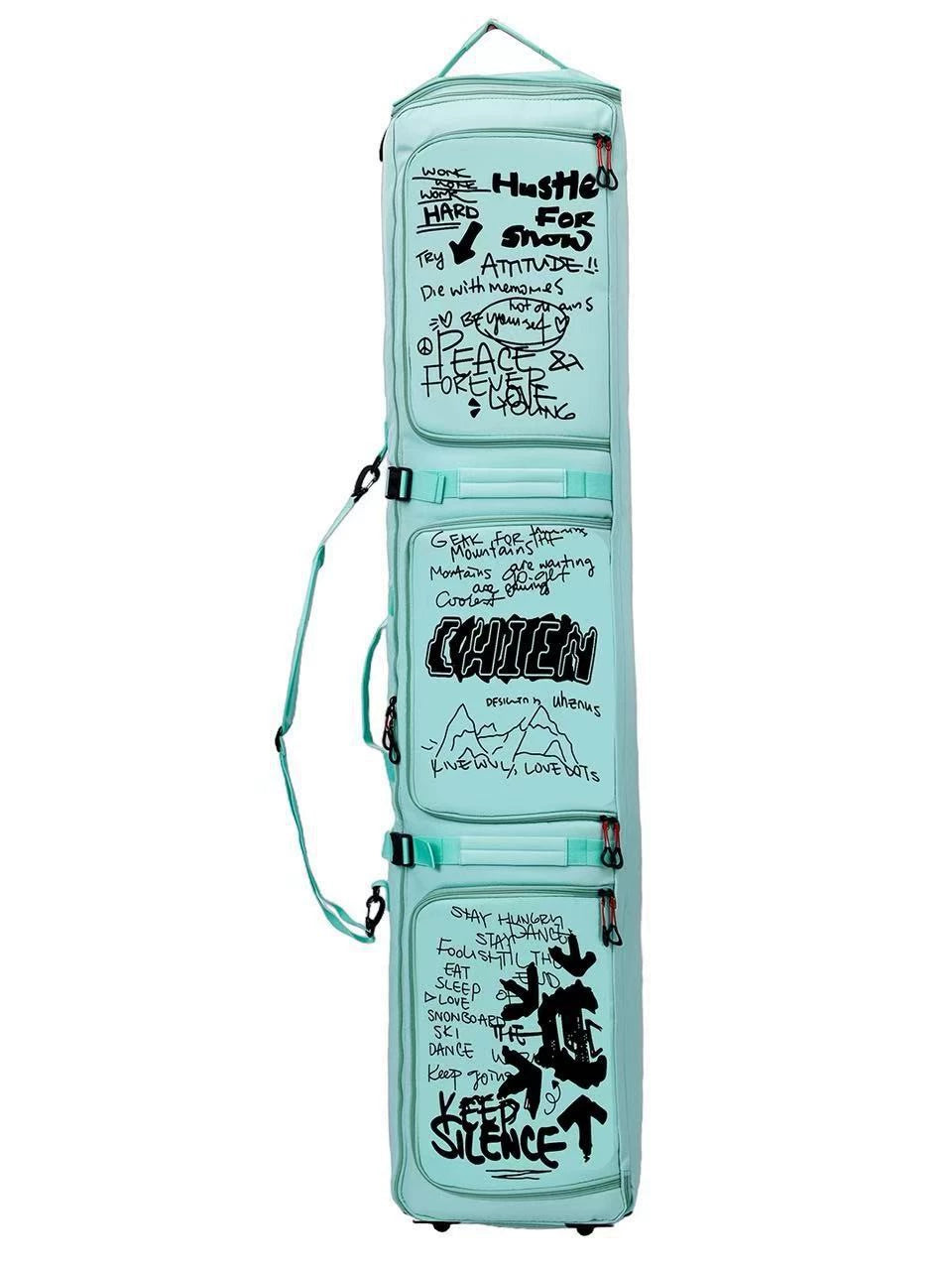 Skiing and snowboarding bags