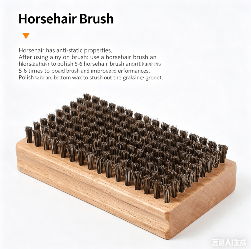 Ski Snowboard Waxing Brush