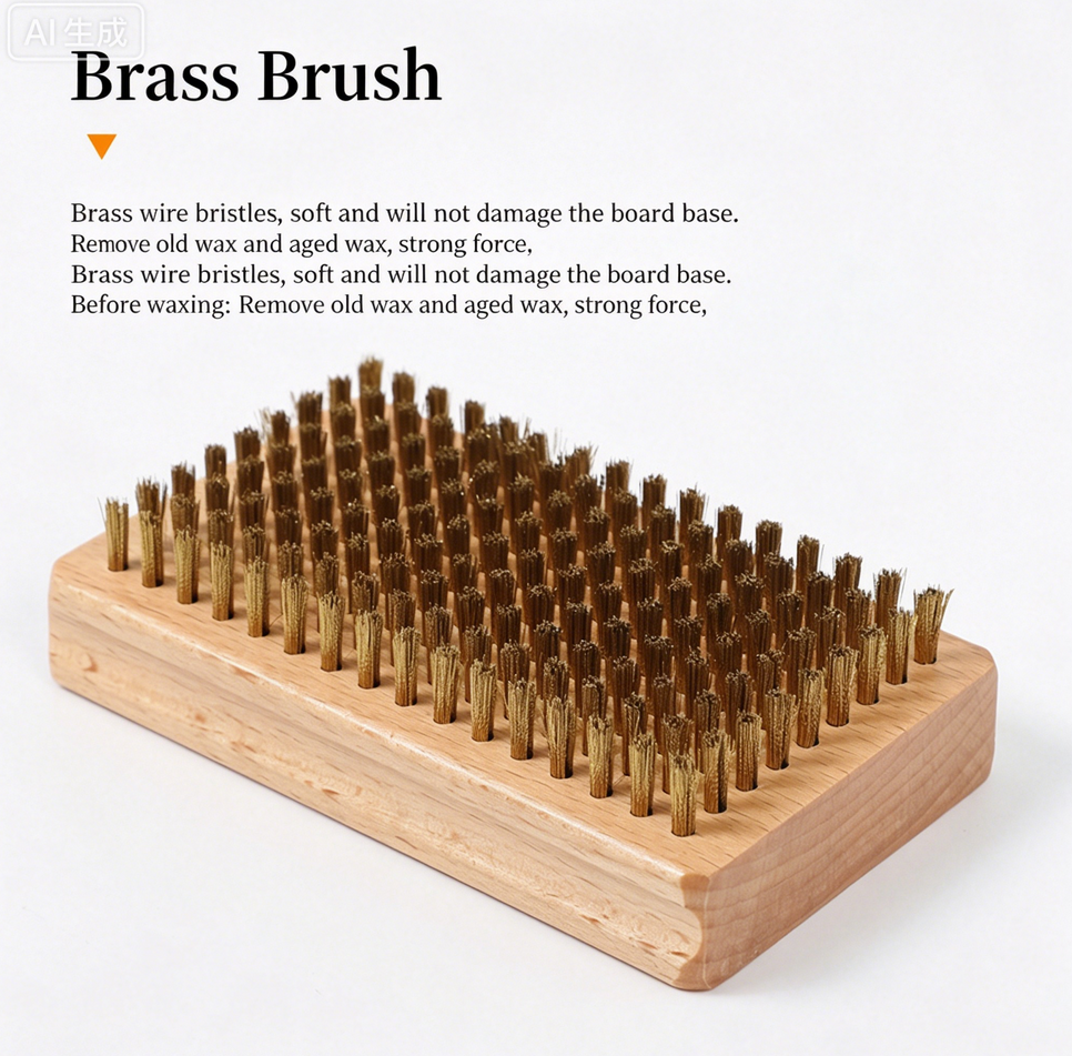 Ski Snowboard Waxing Brush